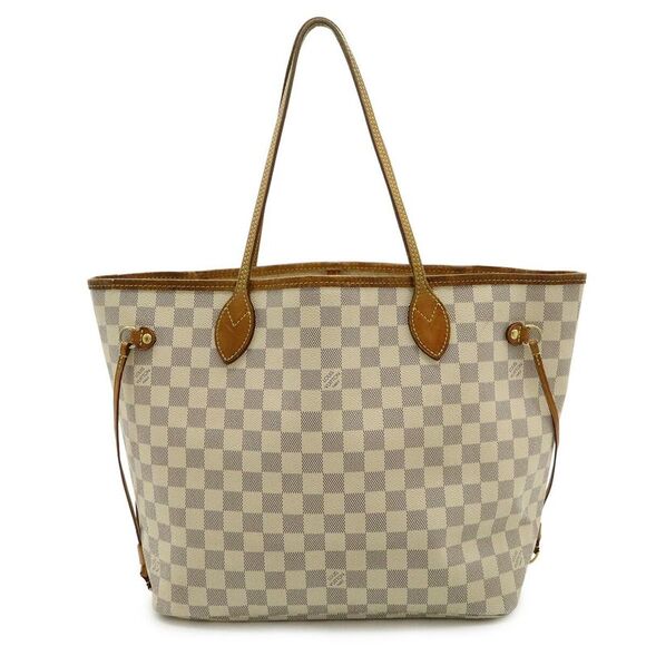 LOUIS VUITTON Handbags - Louis Vuitton Damier Azur Neverfull MM Tote Bag